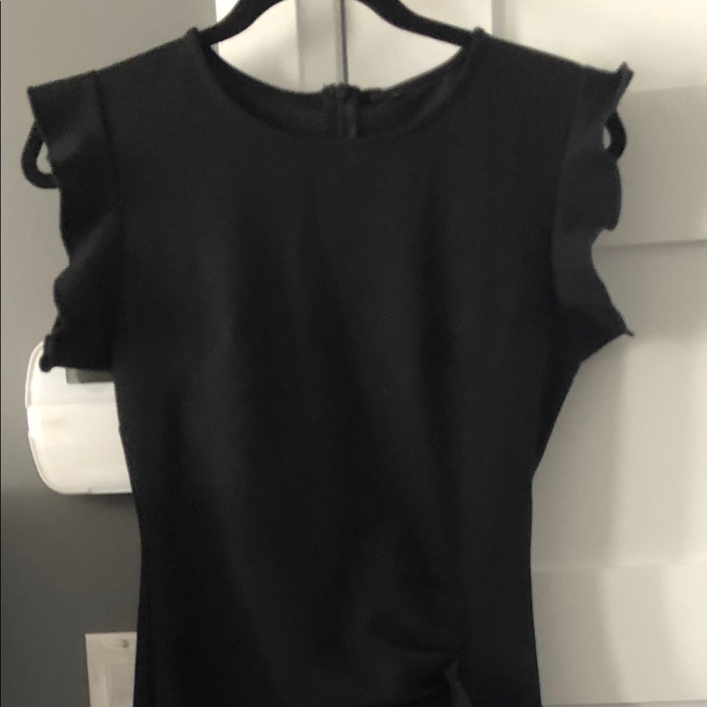 Black cocktail dress